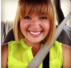Strawberry Blonde Short Bob With Bangs And Layers Short Bobs With Bangs Bob With Bangs Strawberry Blonde