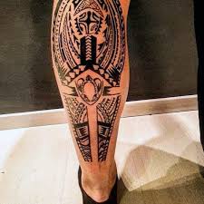 60 Tribal Leg Tattoos For Men Cool Cultural Design Ideas Tattoos For Guys Maori Tattoo Leg Tattoos