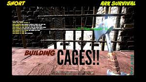 Search for metal railings with us. Guide On How To Build Cages In Ark Survival Youtube