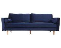 Vous allez adorer son toucher velours, combiné à un coloris tendance qui amènera du caractère dans votre pièce de vie. Canape Design 3 4 Places Velours Bleu Nuit Imperial Miliboo