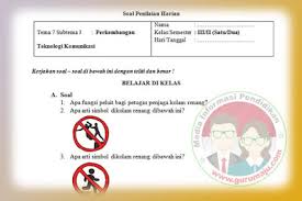 Maybe you would like to learn more about one of these? Soal Ph Uh Pjok Kelas 3 Tema 7 Kurikulum 2013 Revisi 2018 Guru Maju