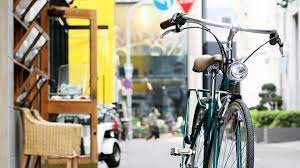 レトロな雰囲気のシティサイクル orter オルター ワイドハンドルと大きめライトを装備してみました えん乗り レトロ自転車 自転車 おしゃれ レトロ