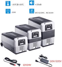 Refrigerateur Portable Pour Vehicule 60l Glaciere Pour Bateau Et Camping Car 12v 24v 220v Aliexpress