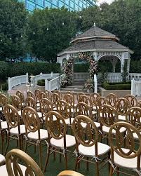 Our wedding day was a dream come true in the stunning Rose Court Garden at  the Disneyland Hotel. One of my favorite memories is walking down the aisle  to “I See the