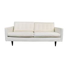 Over 20 years of experience to give you great deals on quality home products and more. 73 Off Crate Barrel Crate Barrel White Twill Tufted Sofa Sofas