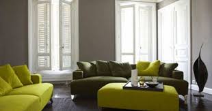 Deco Salon Mur Taupe Canape Vert Anis Et Mousse Grey Walls Living Room Taupe Living Room Home Decor