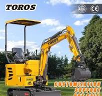 Small Digger 1 Ton China Smallest Customized Mini Excavator Compact Crawler Excavator Customizable Factory