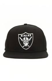 Rocksmith Ninja Crest Snap Back Hat Black Mltd Hats Snap Backs Crest
