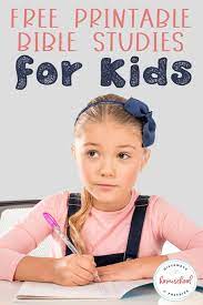 Lesson guides, coloring sheets, worksheets, bible crafts & more. Free Printable Bible Studies For Kids Homeschool Giveaways