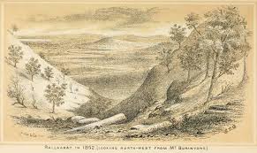 Ballarat In 1852 Looking North West From Mt Buninyong Ballarat Urban Landscape Colonial Art