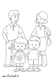Risultati Immagini Per Disegni Famiglia Da Colorare Le Idee Della Scuola Festa Del Papa Festa Dei Nonni