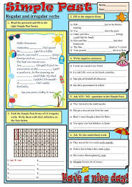 Simple Past English Esl Worksheets For Distance Learning And Physical Classrooms Simple Past Tense Teaching Jobs Writing Skills