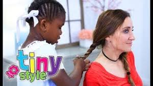 Being a mommy takes a lot of work, but mommies still want to look good! 3 Easy Mommy Hairstyles By Paisley Age 6 This Is So Funny Tiny Styles Youtube