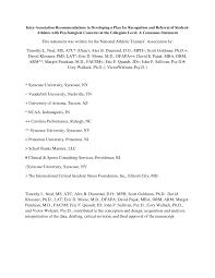 Stillman was most recently senior counsel in the. Pdf Mental Health And The College Student Athlete Developing A Plan To Recognize And Refer Student Athletes With Psychological Concerns At The Collegiate Level