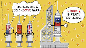 People in each russian region can register for a vaccination via the gosuslugi (aka government services. Vaccine Race