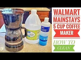 Maybe you would like to learn more about one of these? Walmart Mainstays 5 Cup Coffee Maker How To Clean With Vinegar 575617015 Step By Step Youtube