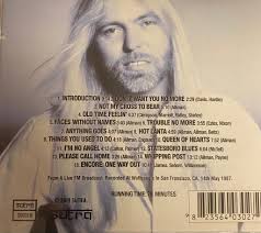 Bootleg audio from New York 1987