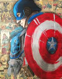 List captain america comics's chaps. Captain America On Comics Mixed Media By Kyle Willis