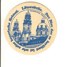 Lowenbrau Munchen Bierdeckel Bier Brauerei