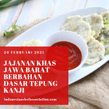 We did not find results for: Article Jajanan Khas Jawa Barat Berbahan Dasar Tepung Kanji Indonesian Chef Association