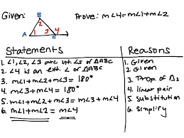 Assume the structure that you live in, is polygonal fit as a fiddle. Exterior Angle Theorem Math Geometry Showme