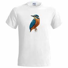 Kingfisher Art Design Mens T Shirt Fishing Fish Wildlife Bird British Birds Love Mens Clothing Tees Hot Cheap Short Sleeve Male Shirt T Shirt Tee