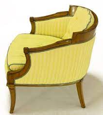 Welcome to furniture chicago, the most popular home decor shopping & interior design guide featuring the leading retailers of chicago, il! Pair Of Oxford Ltd Saffron Striped Barrel Lounge Chairs For Sale At 1stdibs