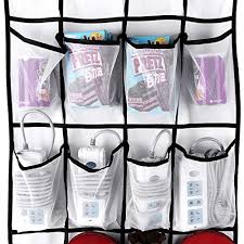 Over The Door Shoe Organizer L Mity 24 Mesh Pockets Chart