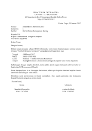 Contoh Format Surat Peminjaman Alat