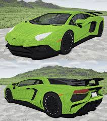 There's nothing like the freedom of the open road. Minecraft Build Lamborghini Aventador Created From Small Blocks R Gaming