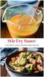 Hoisin sauce is made from vinegar, sugar, soy, chile peppers and garlic, a combination of ingredients which gives it a sweet and slightly spicy flavor. Easy Stir Fry Sauce Recipe For Beef Pork Shrimp Or Chicken Recipe Stir Fry Sauce Recipe Stir Fry Sauce Easy Homemade Stir Fry Sauce