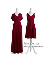 Burgundy Multiway Infinity Dress Burgundy Bridesmaid Dresses Multi Way Dress Multiway Bridesmaid Dress
