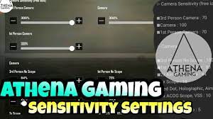 Athena Gaming Sensitivity Settings Revealed Athena Gaming Pro Sensitivity Settings Pubg Mobile Youtube