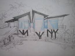 Boceto De Casa De Playa