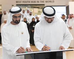 محمد بن زايد بن سلطان آل نهيان‎; Today Sheikh Mohammed Bin Zayed And I His Highness Sheikh Mohammed Bin Rashid Al Maktoum Facebook
