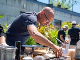 Likely healthier then the takeout or fast food you'd get instead. Diners Drive Ins And Dives Food Network
