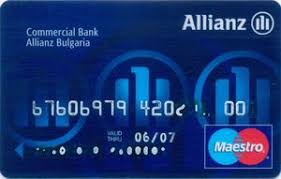 And 'rates' means the prices payable for beds and/or rooms and (where applicable) other facilities offered by the hostel. Bank Card Allianz Bank Maestro 10 04 Allianz Bank Bulgaria Bulgaria Col Bg Ms 0023 07