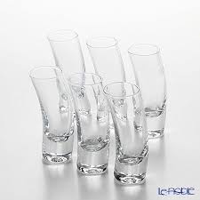 花かざり 変形ショットグラス oc2002 70ml 6ピースセット ブランド洋食器 ル ノーブル 2020 ショットグラス ガラス 器 食器