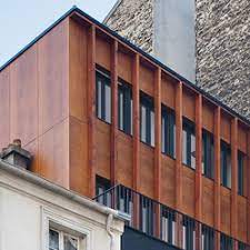 The surface composition of parklex products protects against adverse weather. Parklex Facade Copper Architonic