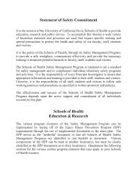 Statement Of Safety Commitment Avail our experienced writers or get commitment statement sample or example to get the idea on it. statement of safety commitment
