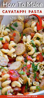 Cavatappi Pasta Recipe The Gracious Pantry Healthy Pasta Recipes Recipe Pasta Recipes Pasta Healthy Pasta Recipes