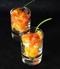 Verrine De Saumon A L Orange Recette Verrine Saumon Verrine Saumon Fume Saumon