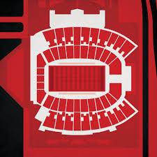 Jones At T Stadium Map Art