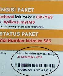 Kodeproduk.noinduk.pin contoh transaksi inject/aktivasi voucher tri pulsa 10.000 (isi 3) dengan nomor induk 303805677897 pin agen= 1234. Cara Aktivasi Voucher Fisik Kosong Indosat