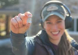 Jessica was all smiles after digging this little treasure, her first ever  sterling silver thimble! It was made by Simons Brothers out of Philadelphia  based