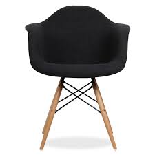 Chaise Wooden Arms Tapissee Hetre Noir Outdoor Lounge Chair Cushions Chair Grey Desk Chair
