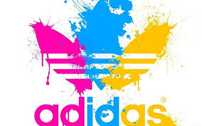 Pictures of adidas logo coloring pages and many more. Hd Wallpaper Adidas Logo Paint Splatter Cmyk Multi Colored Abstract Art And Craft Wallpaper Flare