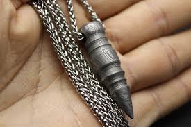Bmg metals mail | maybe you would like to learn more about one of these? Men S Cal 50 Bmg Bullet Custom Handmade Damascus Pendant Eiroc