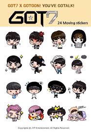Got7 X Gotoon You Ve Gotalk Got7 Gotoon Kakaotalk Emoticons Are Out Global Got7 Yugyeom Kpop