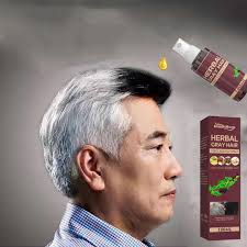 Herbal essence Gray hair turns black Harmless Black Hair Dye Shampoo Mild  Non-irritating Fast Hair Coloring Semi Permanent Blacken Hair for Men/Women  100ml Nourishing hair spray